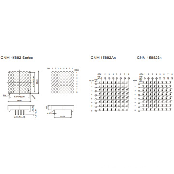 1,5 Zoll, 3,7 mm DOT (GNM-15882Ax-Bx)